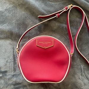 Red Marc Jacobs Mini-Bowling Ball purse